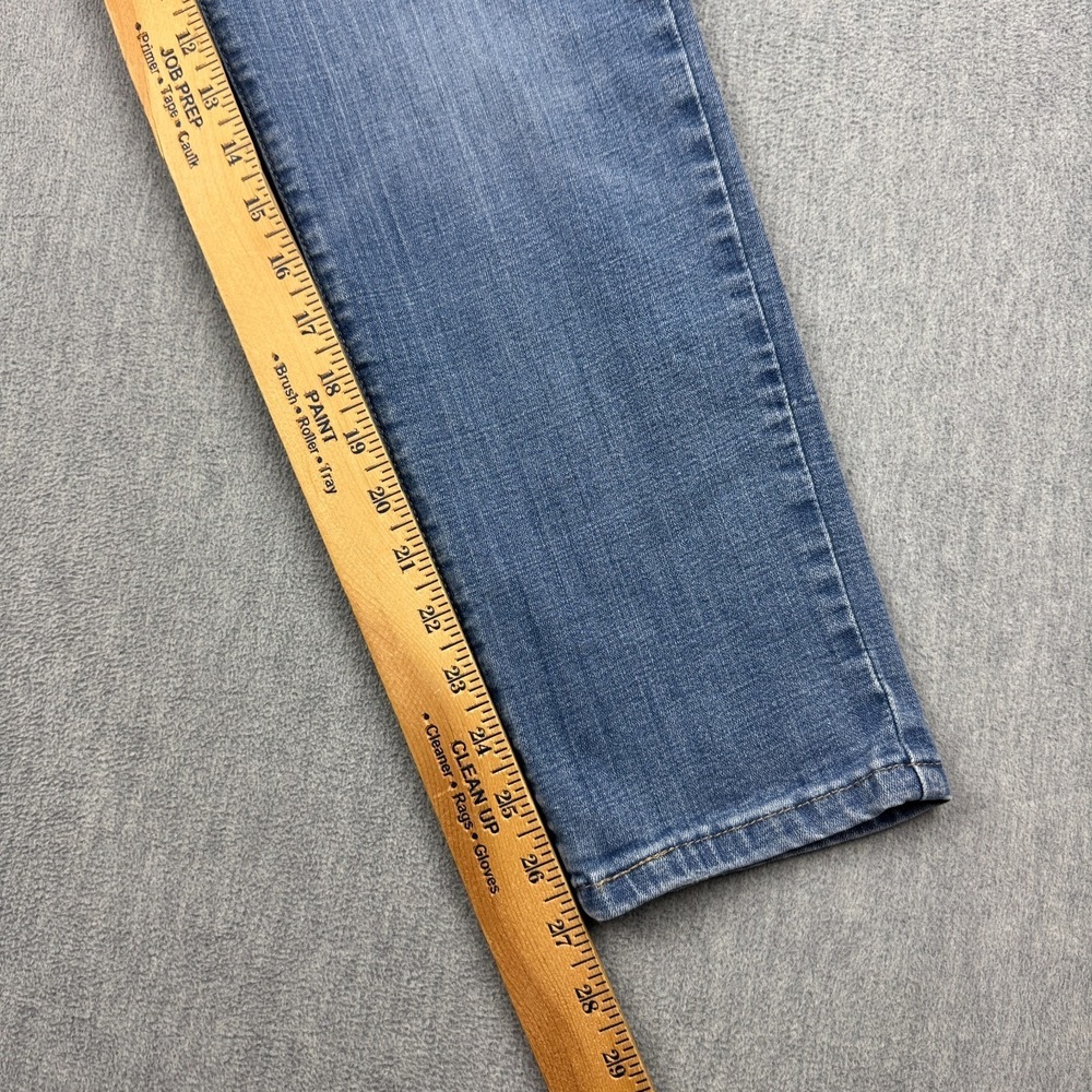 Levis Jeans Womens 27x27 Blue Boyfriend Denim Mid-Rise Pants Classic Straight - Picture 10 of 15